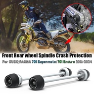 Front Rear wheel Spindle Crash Protection For HUSQVARNA 701 Supermoto  701 Enduro 2016-2024