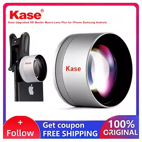 Kase HD Master Mobile Macro Lens 40-85mm Long Shoot Distance Close-Up Tool For iPhone 12 To 17 Serie