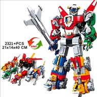 21311 New Arrival Voltron Deformable Model Toy 5 in 1 Bricks Defender of the Universe Building Block