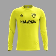 [READY STOCK] Malaysia ''Harimau Malaya" Jersey Yellow/Black - LONGSLEEVE