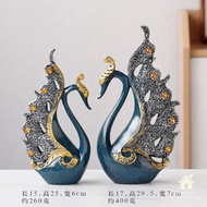 Couple Swan Home Living Room Wine Cabinet Decorations Ornaments High-Quality Environmentally Friendl