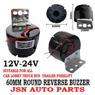 Beep Beep Sound60MM ROUND REVERSE BUZZER 12V-24V LORRY BUS FORKLIFT WATERPROOF REVERSE ALARM REVERSE