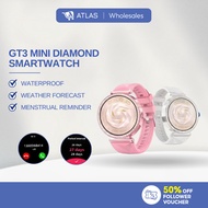 ATLAS GT3 Mini Women Smart Watch Bluetooth Call Wireless Charging 1.27HD Fitness Tracker