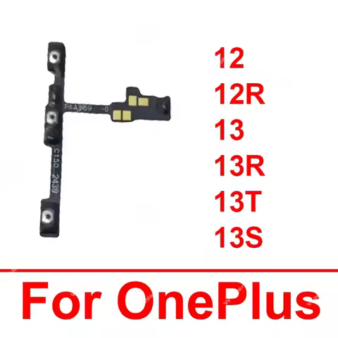 Power Volume Flex Cable For OnePlus 1+ 12 12R 13 13R 13s 13T Power Volume Flex Cable On OFF Power Vo