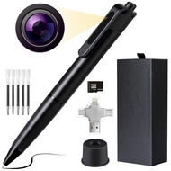 Hidden Camera Pen, 4K 64GB HD Video Pen Camcorder, Mini Portable Cam Pocket Cam, Spy Camera Pen and 