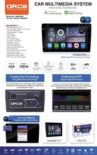 HU Android 9" Orca 4GB/128GB ADR 9988 NFC Carplay / Android Auto