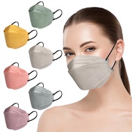 10PCS BLACK EARLOOP KF94 COLORED Facemask 4-Layer  Korean Nano Face Mask Colored NICE QUALITY