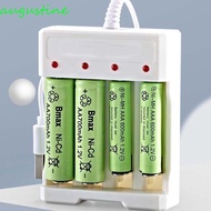 AUGUSTINE Batteries USB Charger Convenient Safety Auto Stop Charger AA Battery Li-ion Battery Rechargeable Smart Charger Lithium Battery Charger