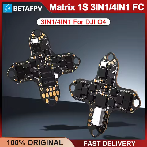 BETAFPV Matrix 1S Brushless Flight Controller (3IN1/4IN1) for Meteor75 Pro O4 Meteor65 Pro O4