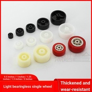 Light Industrial Wheel 1 Inch 1.5 Inch 2 Inch Small Wheel without Bearing Single Wheel Thickened Pul