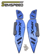 SEMSPEED Motorcycle CNC Footpegs Footrest Foot Pegs For Yamaha XMAX 400 300 250 2017-2023 2024