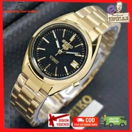 Jam Tangan Seiko 5 Saiko Pria Wanita 21 Jewels Automatic Otomatis Jepang Japan Premium Rantai Analog