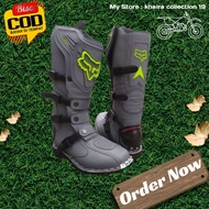 Trail Motocross MX Boots protector Full Grey