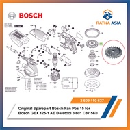 Original Spare Part Bosch Fan Post 15 for Bosch GEX 125-1 AE Barettaol 3 601 C87 5K0 SKU 2 609 110 6