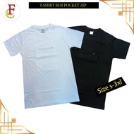 Baju HAJI & Umrah T-Shirt HAJI Berpoket & Berzip (100% Cotton