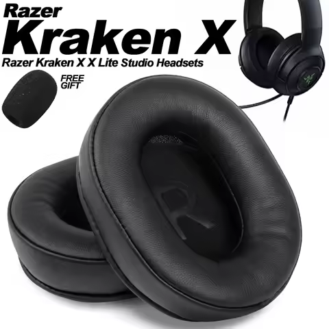 Earphone pads For Razer Kraken X X Lite replacement Earpads headphones Earmuffs cloth Memory Sponge