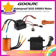 Best Selling GoolRC Combo Set 3650 3900KV Motor 60 Brushless ESC 20kg Servo w/ 25T Servo Arm for 1/1