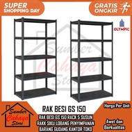SIKU [Instant] GS 150 IRON RACK 5 TIER RACK OLYMPIC HOLE ANGLE RACK STORAGE PLACE FOR STORING WAREHO