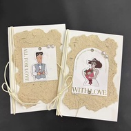 Vow Card Wedding Niche Premium Crayon Shin-Chan Vow Declaration Book Cartoon Marriage Vow Card 8.7