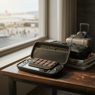 3D Mech Design Storage Bag Compatible with Nintendo Switch 2 Hard Shell Carrying Case for Games and 