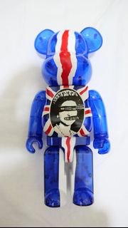 Medicom Toy Bearbrick Sex Pistols x BE@RBRICK 400% 英國國旗
