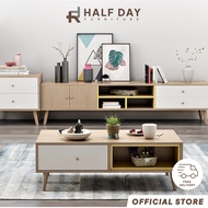[Pre order] Halfday - Nordic Coffee Table TV Cabinet Console Table Modern Minimalist Rectangular Living Room Decoration