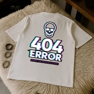404 Error T-shirt / Men's and Women's Custom T-shirt combed 24s