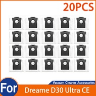 For Dreame D30 Ultra CE Robot Vacuum Cleaner Accessories （20PCS Dust Bags）