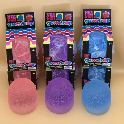 Schylling Mini Candy NeeDoh Gumdrop Brinquedo Sensorial Macio Anti-Stress Bola De Apertar Caixa Surp
