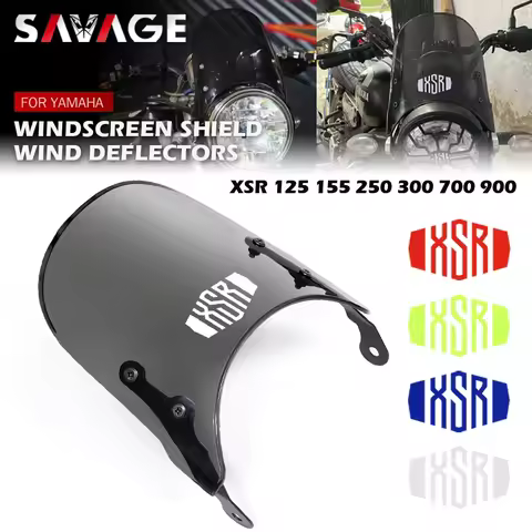 Windshield Windscreen For YAMAHA XSR 900 700 300 250 155 125 Motorcycle Wind Deflectors Shield Pare-