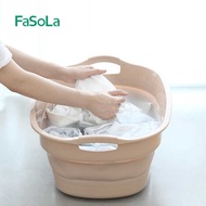 JapanFaSoLaChildren's Baby Folding Bath Basin Silicone Travel Portable Pet Bathtub Bathtub Laundry Basin