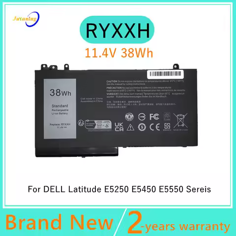 RYXXH 05TFCY Laptop Battery For Dell Latitude E5250 E5450 E5550 9P4D2 11 3150 3160 0YD8XC