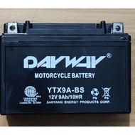 ✸battery ytx9a bs  fits rouser 200ns and 200rs duke 200. sigma250 gamma200 other big bikes♢
