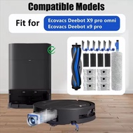ECOVACS X9 PRO OMNI/Deebot X9 Pro Spare Parts Accessories Filter Main Side Brush Roller Mop Dust Bag