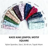 Muslim Women's Checkered Toe Socks