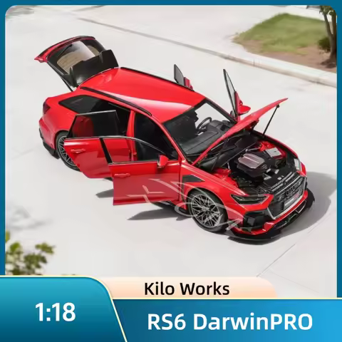 Diecast Car Model Kilo Works RS6 (Red) 1:18 + SMALL GIFT!!!
