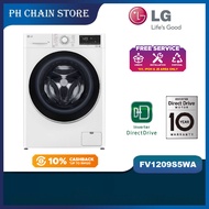 LG FV1209S5WA 9KG Inverter Front Load Washer / Washing Machine with AI Direct Drive™ and Steam™