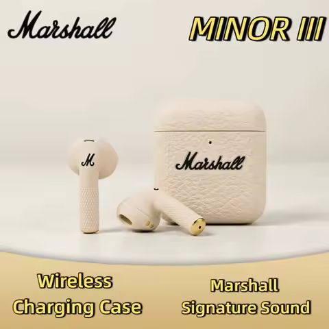 Marshall MINOR III TWS True Wireless Bluetooth Earphones Long Range Original Active Noise Reduction 