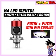 MENTOL DEPAN LED H4 HS1 8000K TZM150 DASH RS150 Y15 FZ150 LAGENDA-Z LC135 v4-v7 SYM VF3i