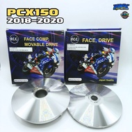 ชุดชามแต่งไล่ข้าง FCC ปรับองศาใหม่ CNC ใส่รถ PCX2021 PCX2014 - PCX2017 PCX2018 - PCX2020 CLICK125i C