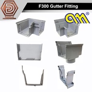 F300 pvc gutter fitting gutter mitre joint gutter spout head gutter joint gutter bracket gutter end 