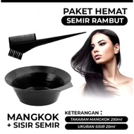 SET OF DYE COMB + BOWL / HAIR DYE COMB / HAIR DYE BOWL