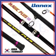 ♒(11'8ft- 16'4ft) Banax Magic Plus Surf Cast Fishing Rod Rod Pantai Long Cast♝