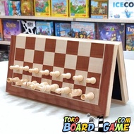 KAYU Premium Magnetic Chess Board Game - Magnetic Wooden Chess Board - 29x29 cm TM99
