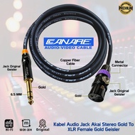 Professional Audio Cable Jack Akai Stereo GLD To XLR Female GLD GEISLER - JAPAN STANDARD - JUAN