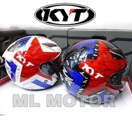 KYT Helmet Casco Kyt Hellcat Star White Black Size L XL Original 100%