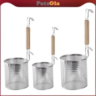 PETSOLA 12cm kitchen strainer, strainer, noodle strainer, strainer basket stainless