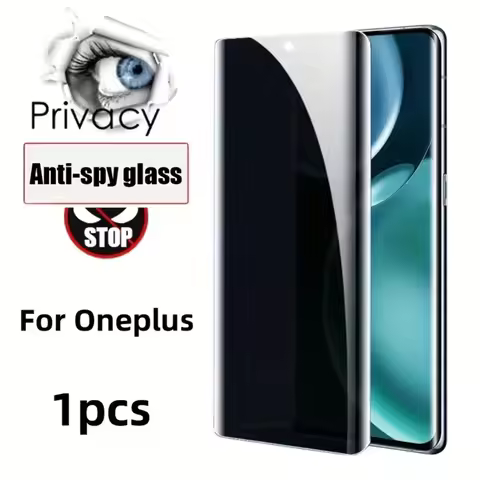 1Pcs Privacy Tempered Glass For OnePlus 13T 8 9 9 Pro 10 Pro 11 11R 13R 12R 12 Nord CE4 Lite Oneplus