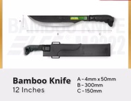 มีดเดินป่า BAMBOO KNIFE #SAM LEE M2222# MALAYSIA  rade carbon steels  มีด#มีดพก#