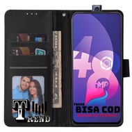 FLIP COVER OPPO F11 PRO LEATHER CASE FLIP OPPO F11 PRO